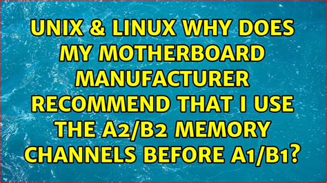 Why does my motherboard manufacturer .